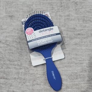 NWT Conair Detangle Delight Hair Brush (Blue)